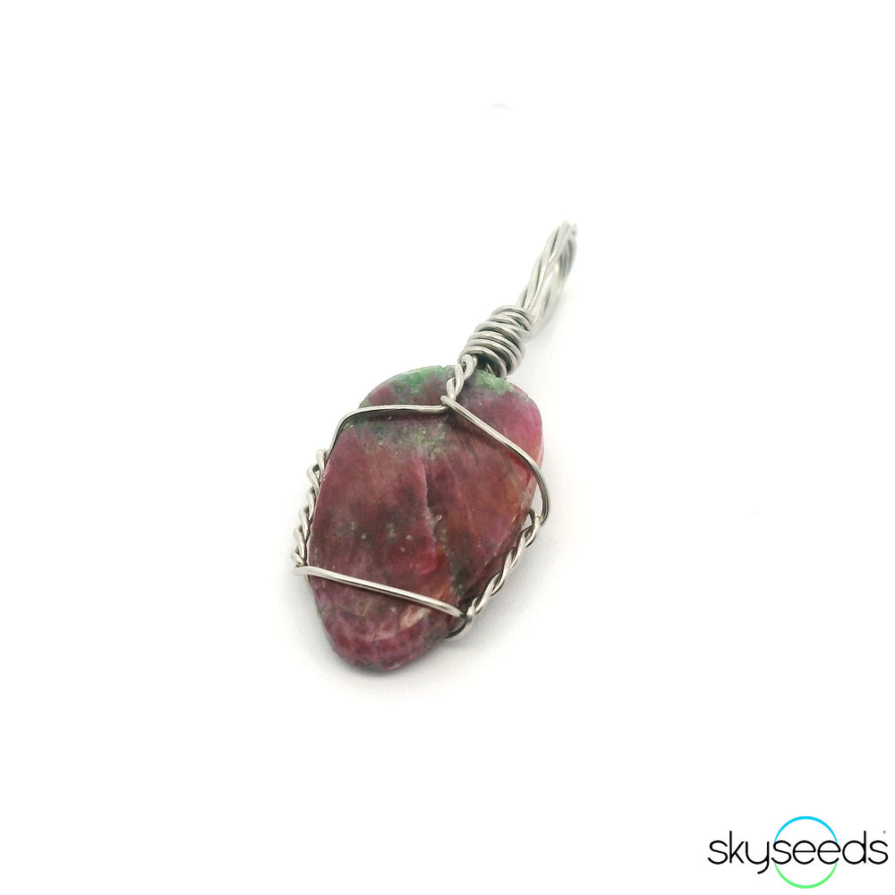 Ruby and Zoisite Pendant