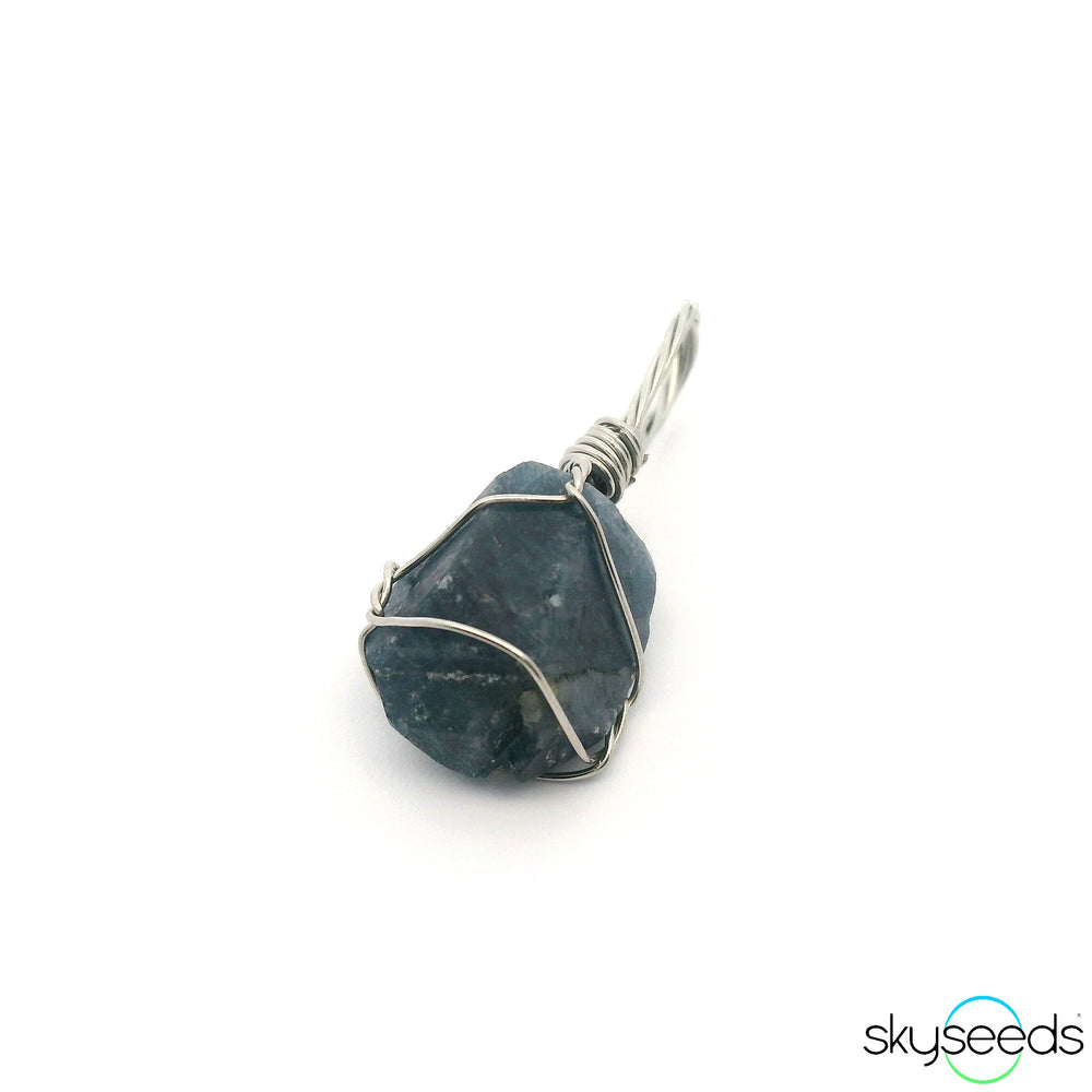 Raw Sapphire Pendant