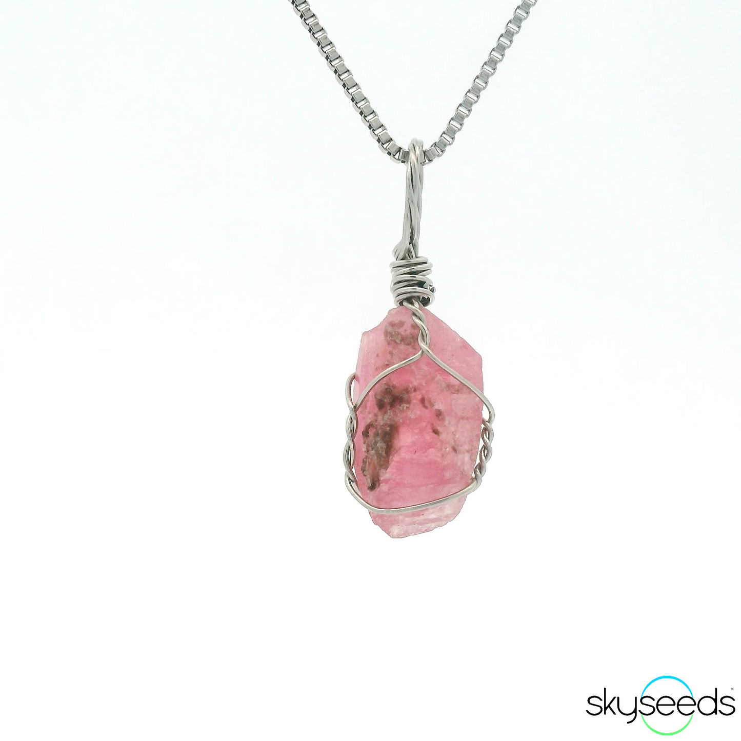 
                  
                    Raw Pink Tourmaline Pendant
                  
                