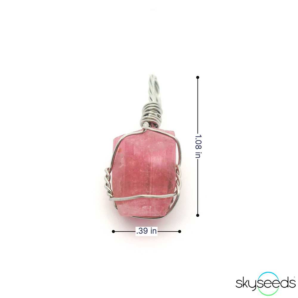 
                  
                    Raw Pink Tourmaline Pendant
                  
                