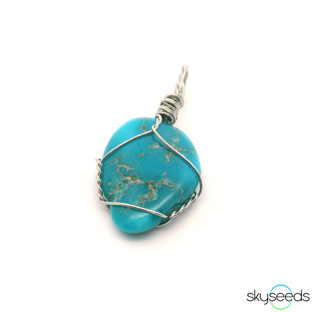 Sleeping Beauty Turquoise Pendant