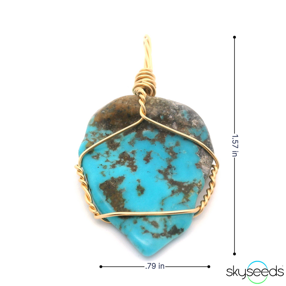 
                  
                    Turquoise Nugget Pendant
                  
                