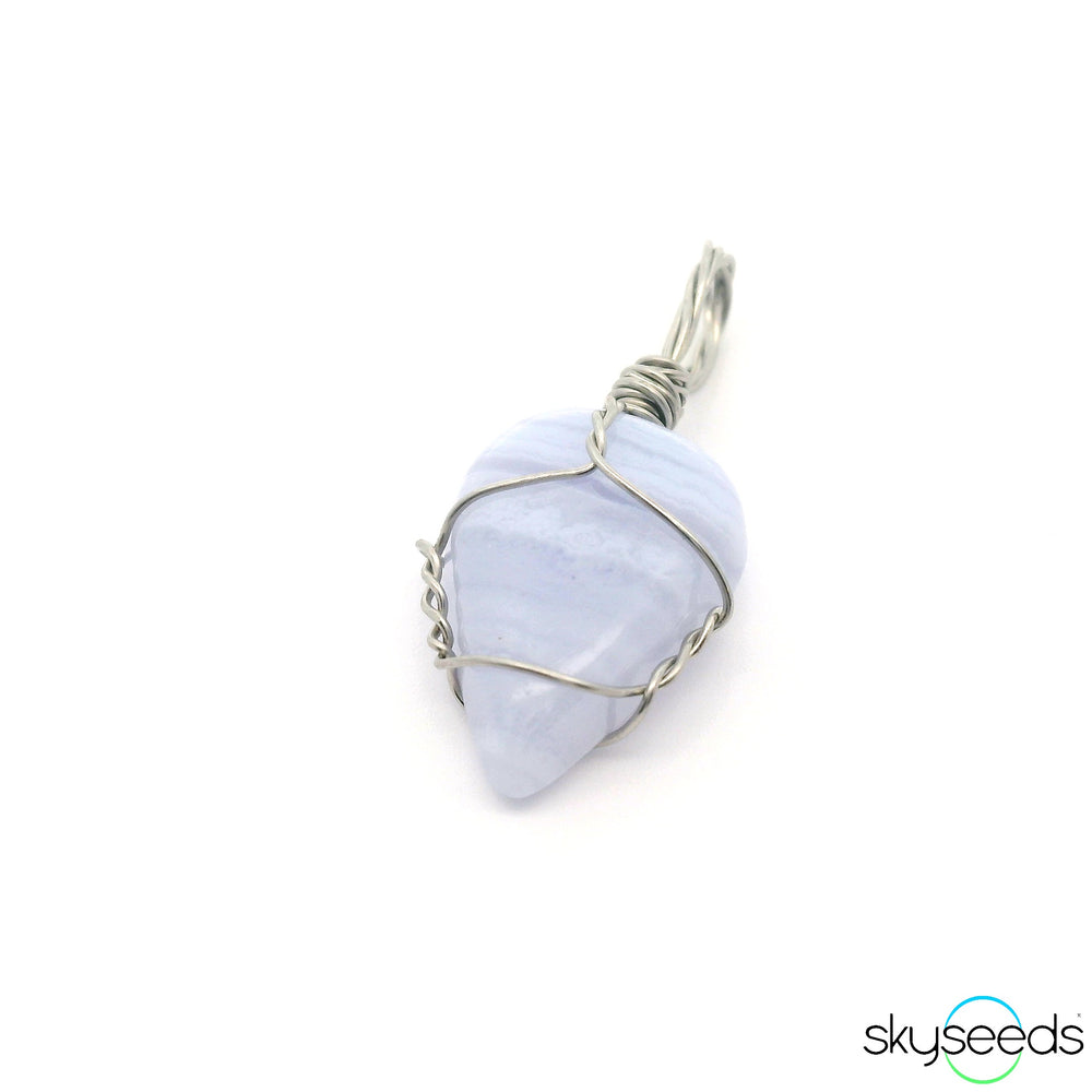 Blue Lace Agate Pendant