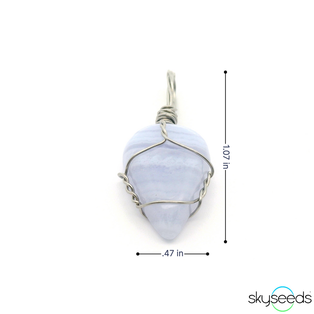 
                  
                    Blue Lace Agate Pendant
                  
                