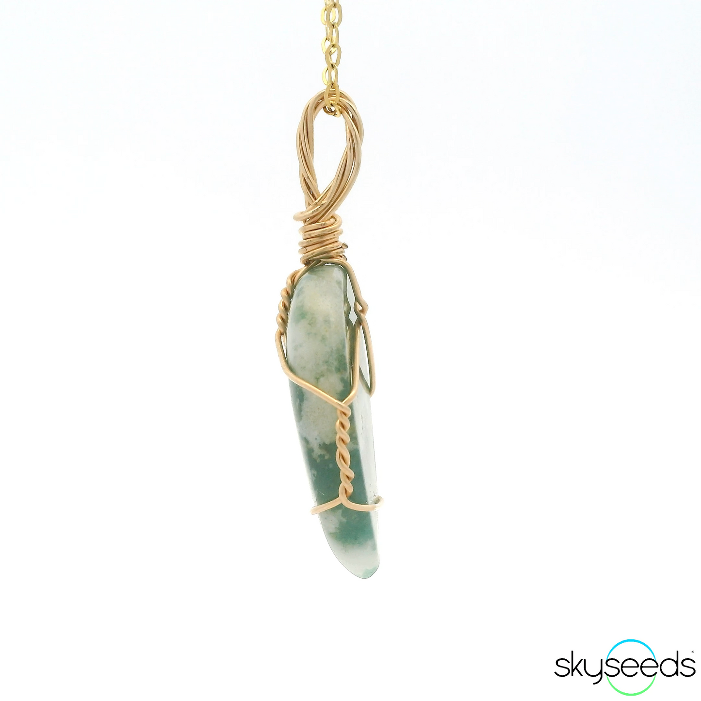 
                  
                    Moss Agate Pendant
                  
                