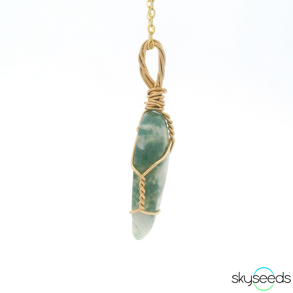 
                  
                    Moss Agate Pendant
                  
                