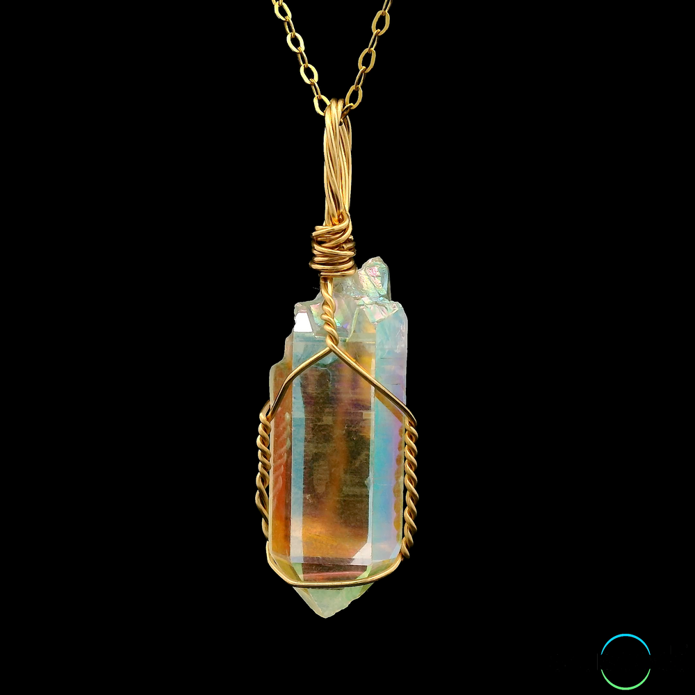 
                  
                    Angel Aura Quartz Pendant
                  
                