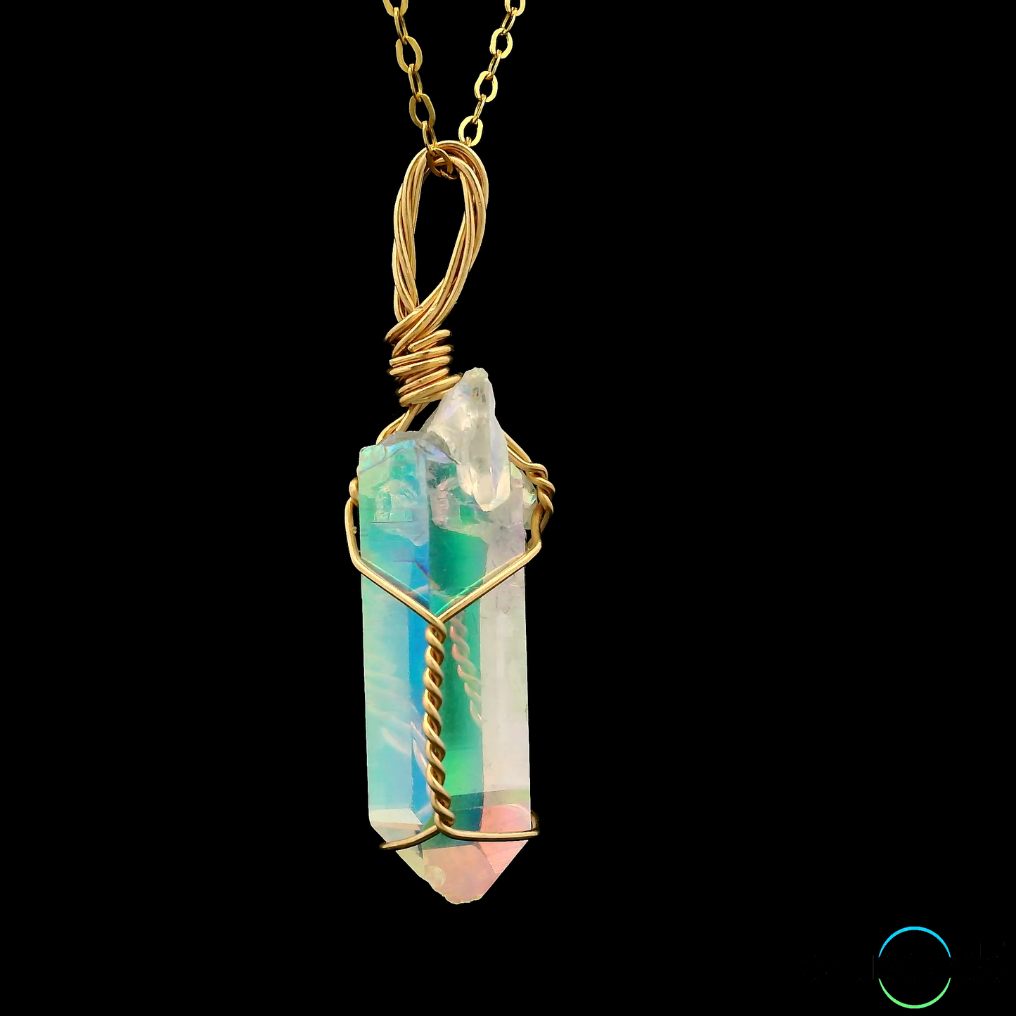 
                  
                    Angel Aura Quartz Pendant
                  
                