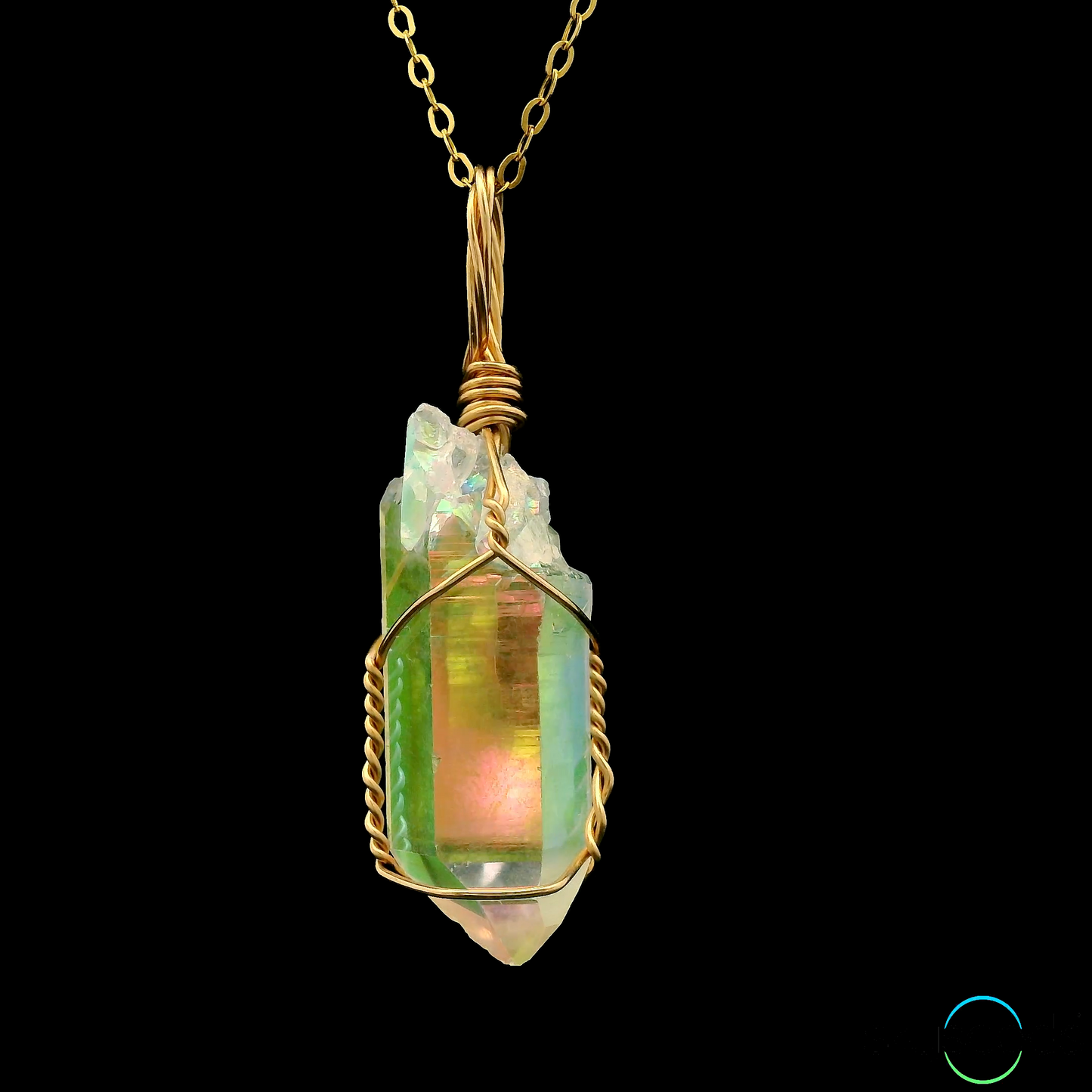 
                  
                    Angel Aura Quartz Pendant
                  
                