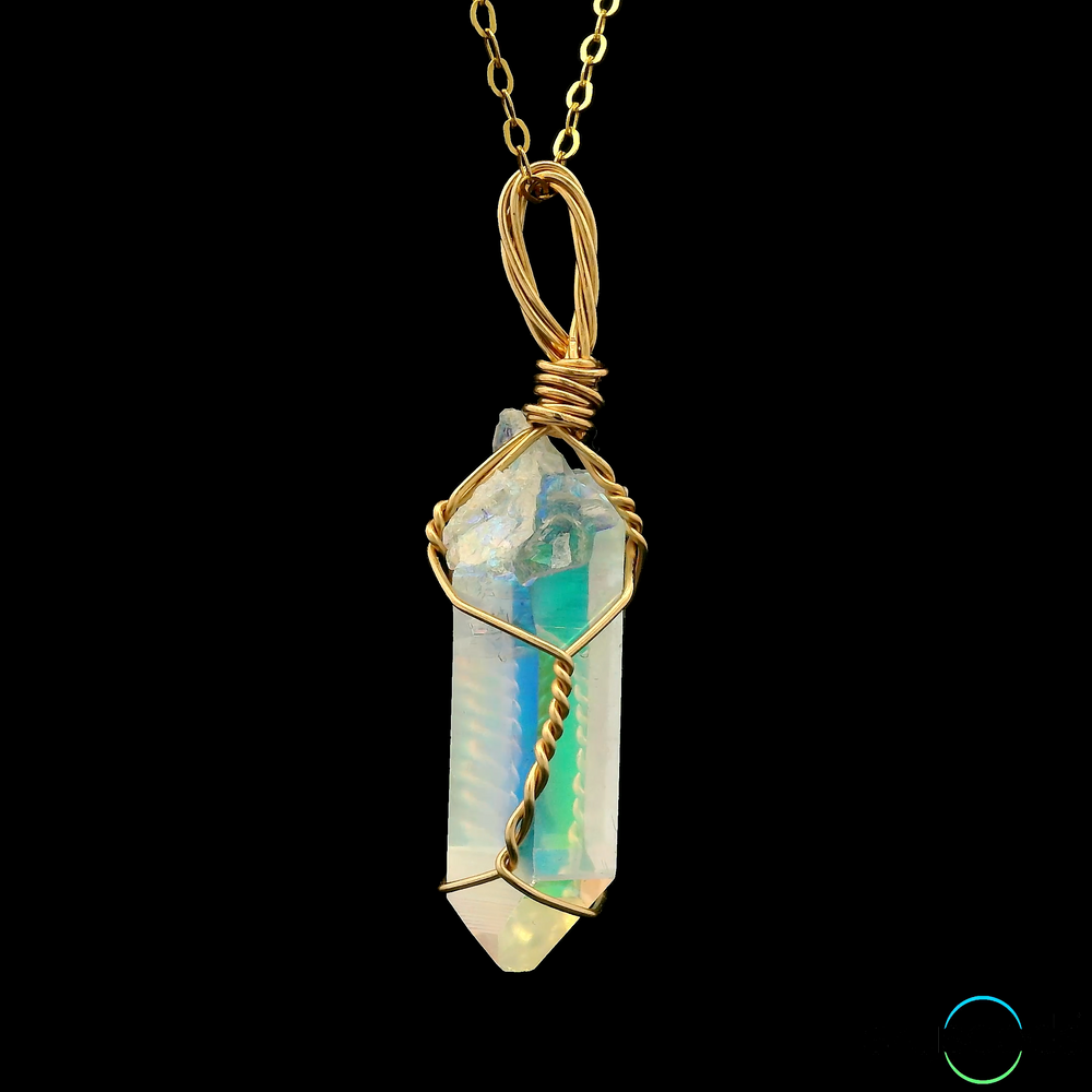 
                  
                    Angel Aura Quartz Pendant
                  
                