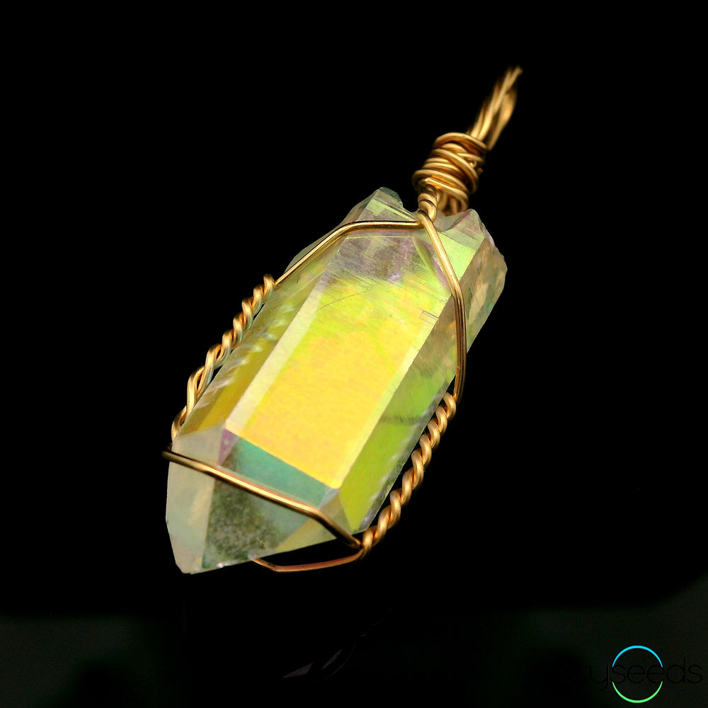 Angel Aura Quartz Pendant