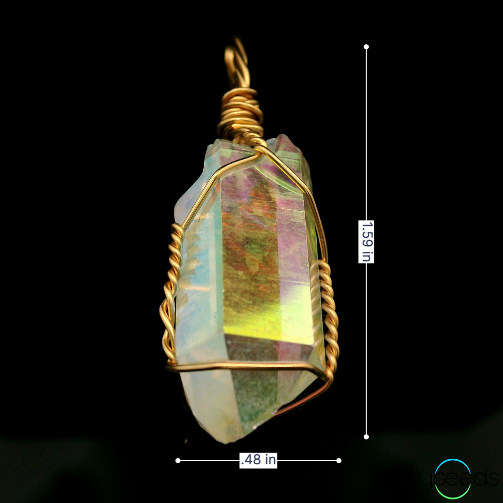 
                  
                    Angel Aura Quartz Pendant
                  
                