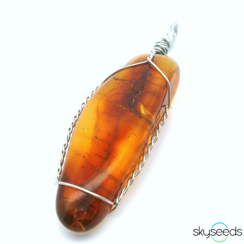 Amber with insect Pendant