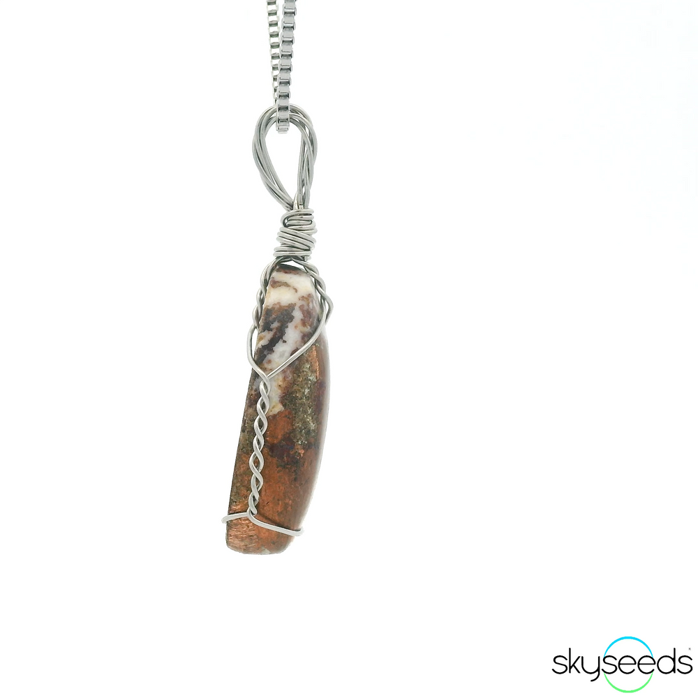 
                  
                    Copper Agate Pendant
                  
                