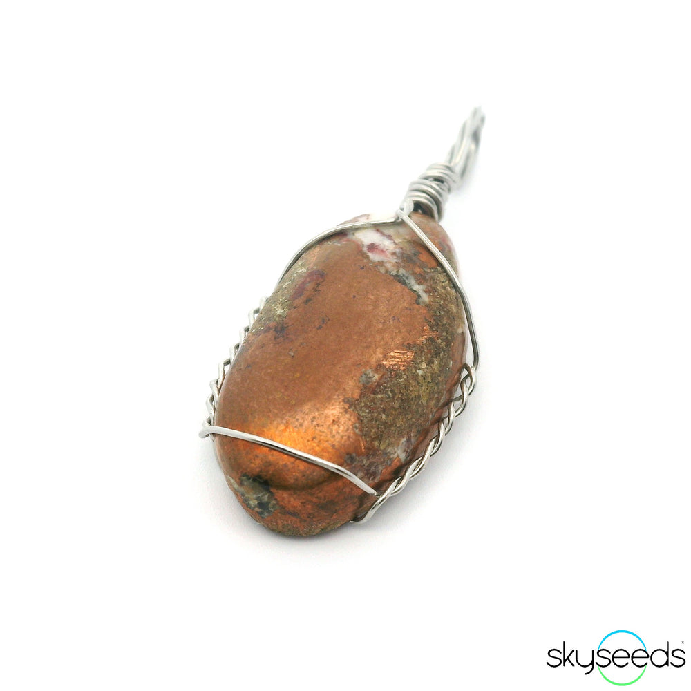 Copper Agate Pendant