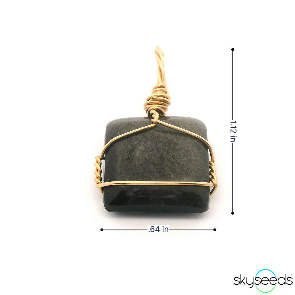 
                  
                    Silver Sheen Obsidian Pendant
                  
                