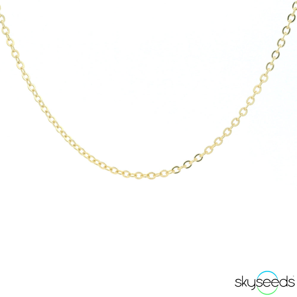 Gold Plated Sterling Silver Adjustable Chain