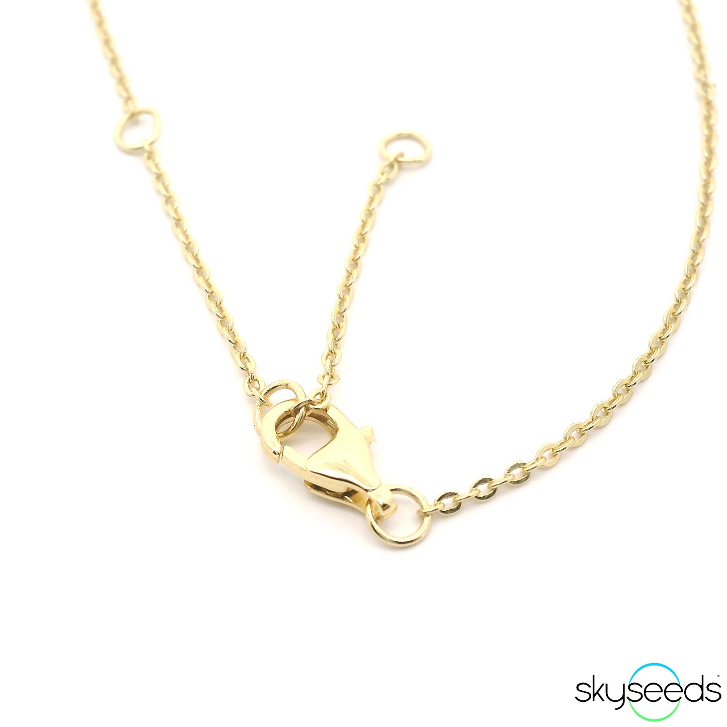 
                  
                    Gold Plated Sterling Silver Adjustable Chain
                  
                