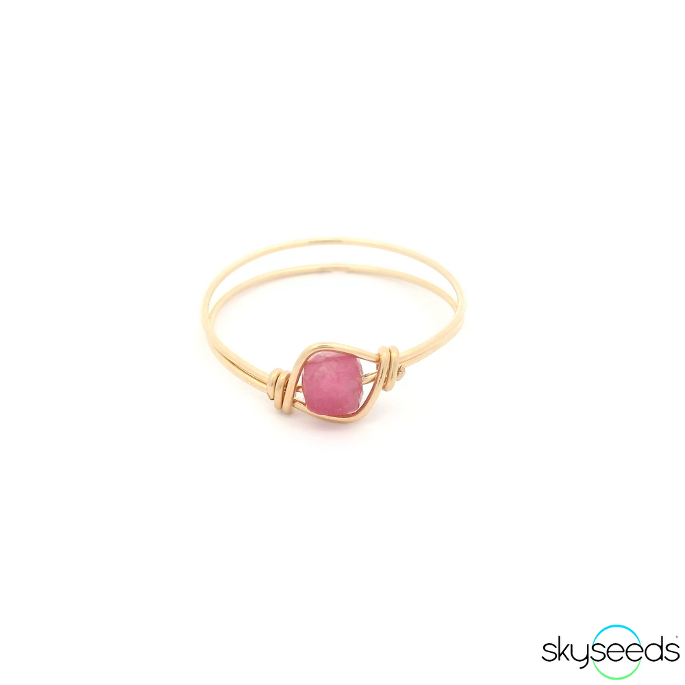 Pink Tourmaline Ring