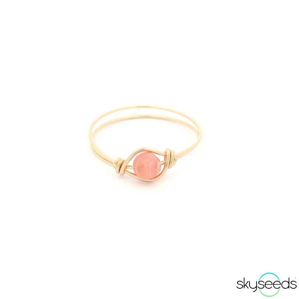 Rhodochrosite Ring