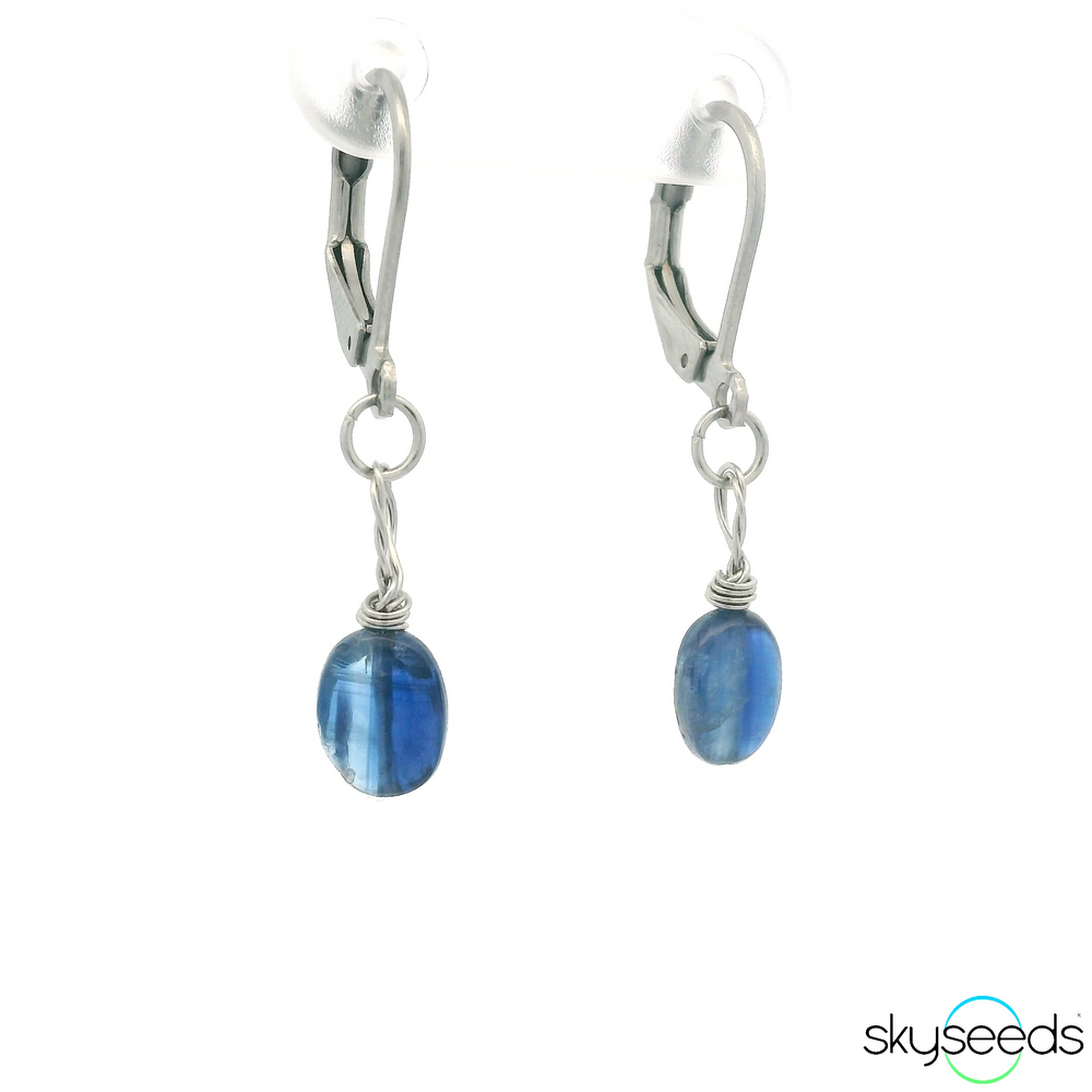 Blue Kyanite Earrings