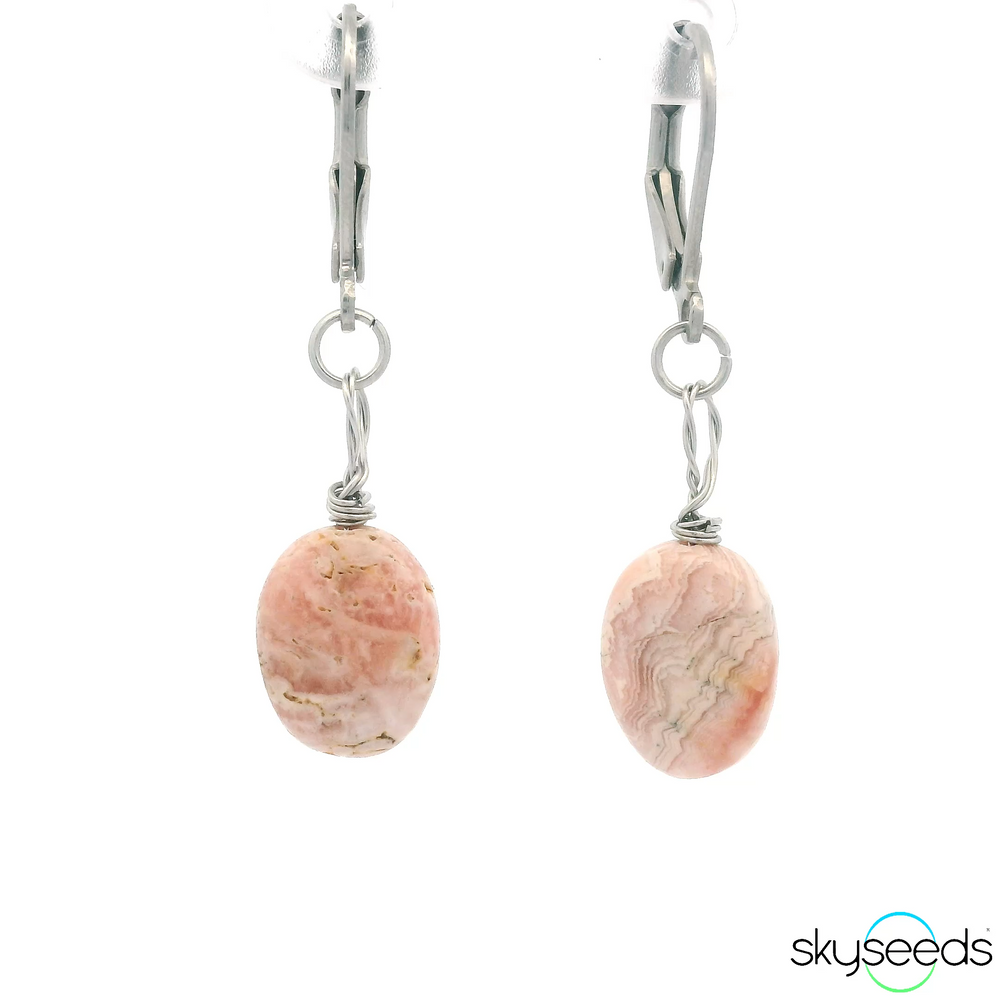 Rhodochrosite Earrings