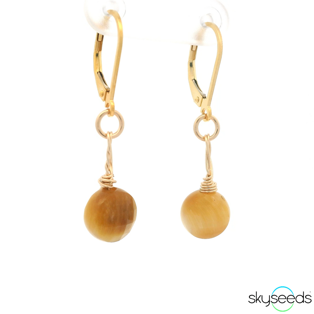 
                  
                    Golden Tiger’s Eye Earrings
                  
                