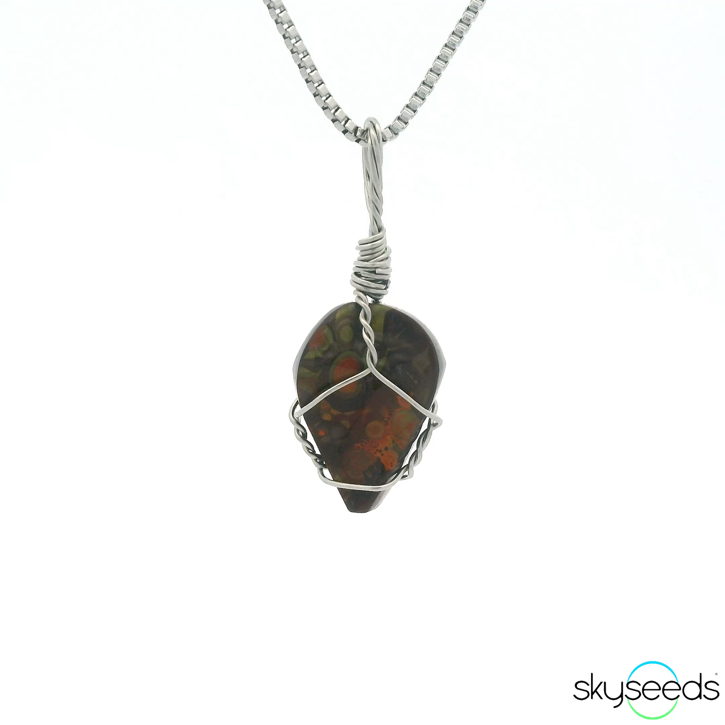 
                  
                    Mexican Fire Agate Pendant
                  
                