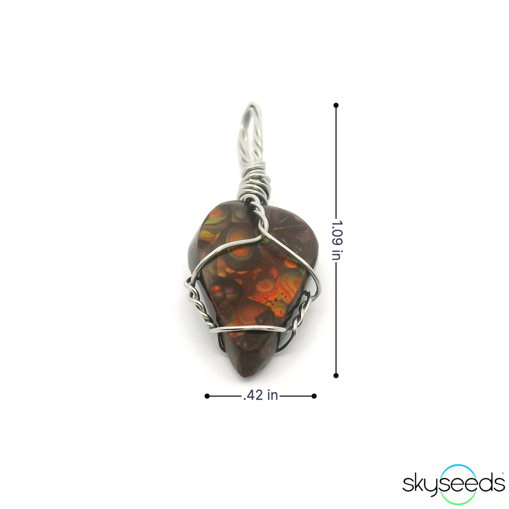 
                  
                    Mexican Fire Agate Pendant
                  
                