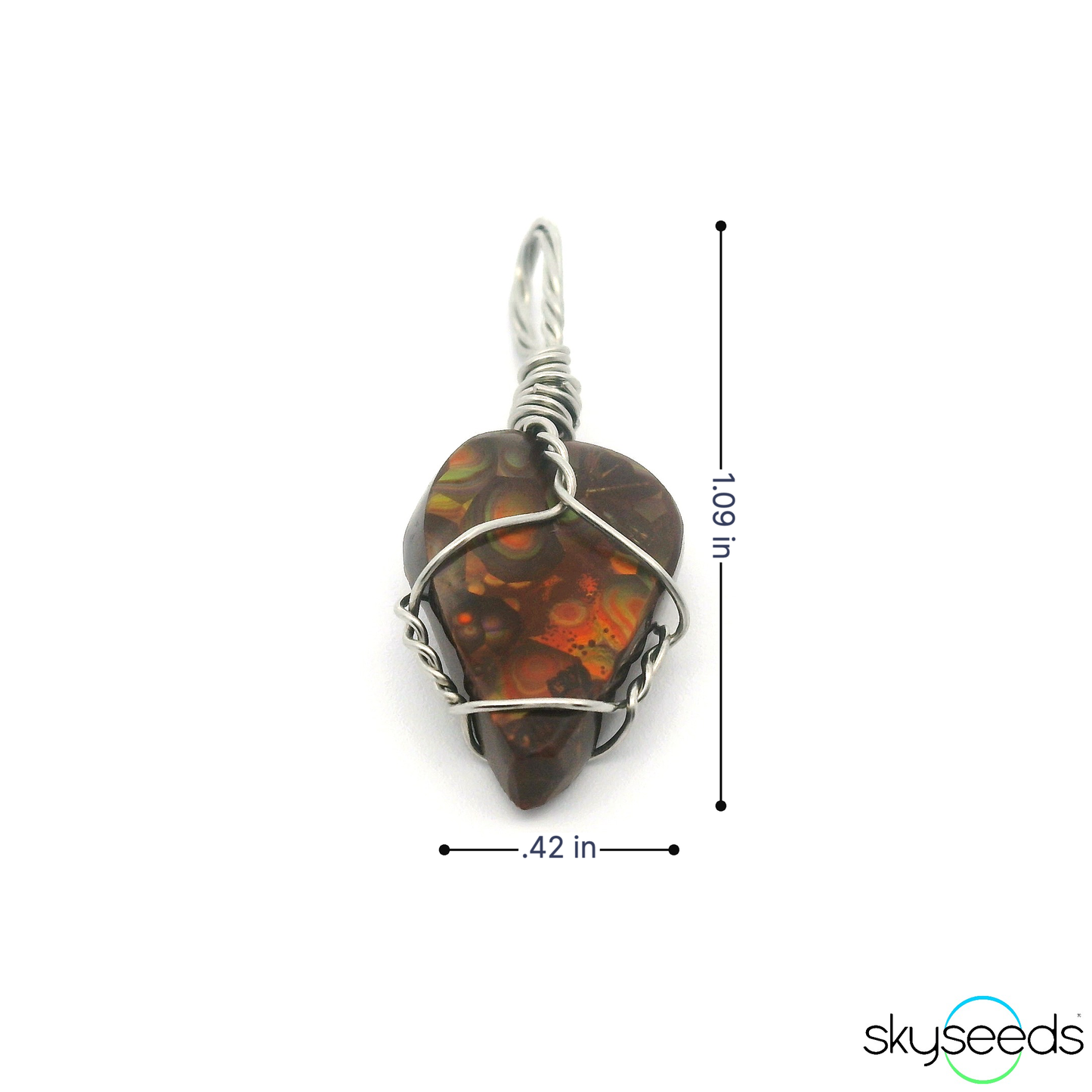 
                  
                    Mexican Fire Agate Pendant
                  
                