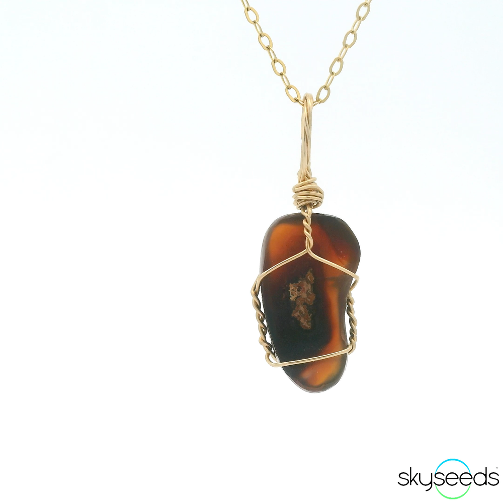 
                  
                    Mexican Fire Agate Pendant
                  
                