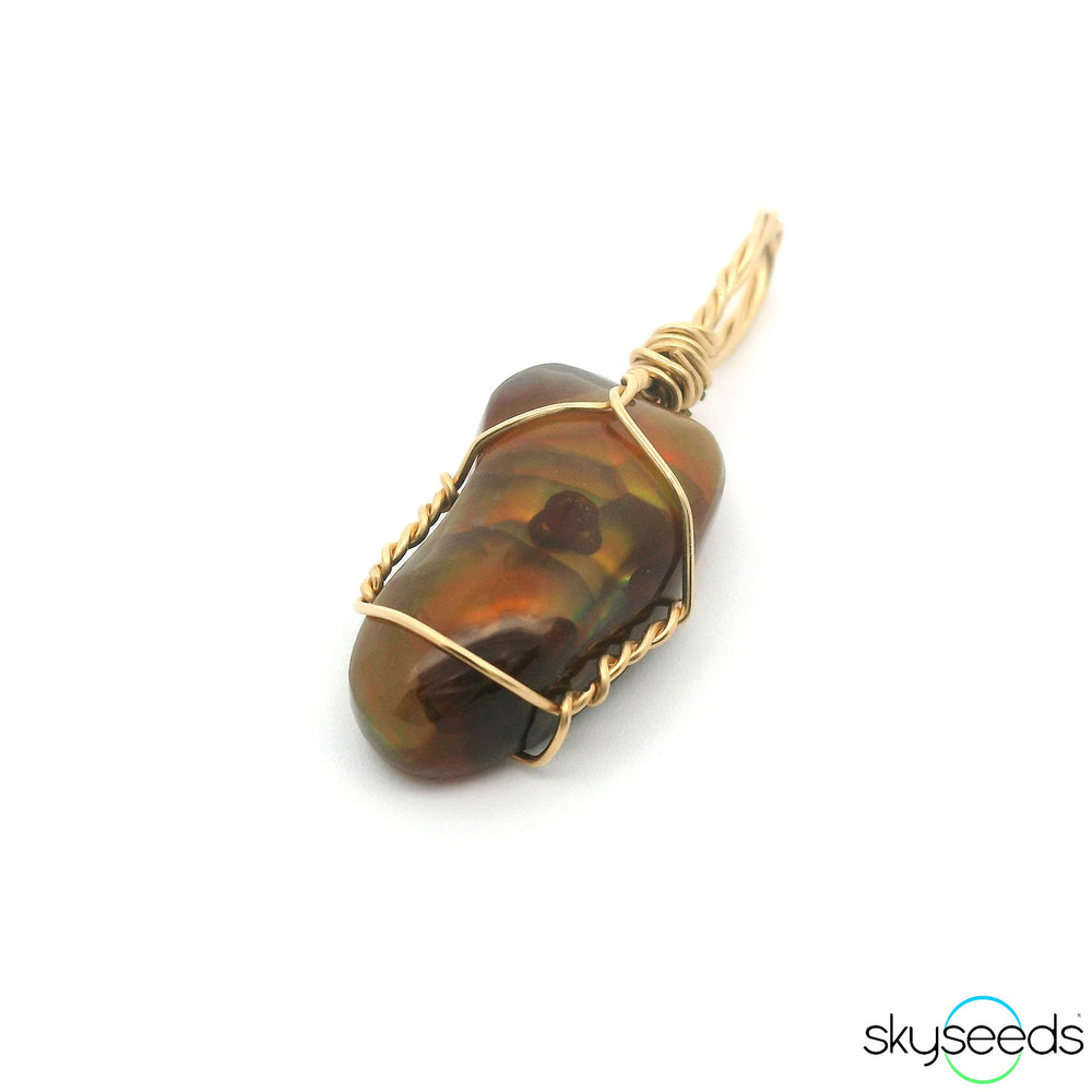 Mexican Fire Agate Pendant