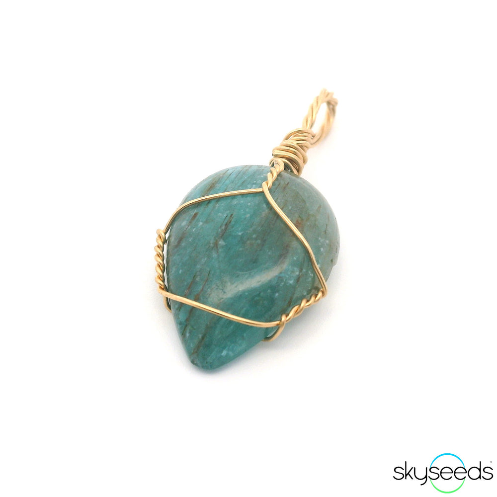 Blue Apatite Pendant