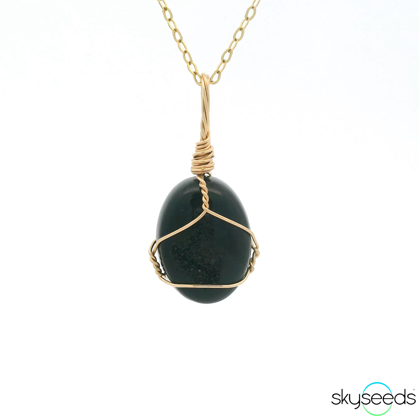 
                  
                    Druzy Onyx Agate Pendant
                  
                