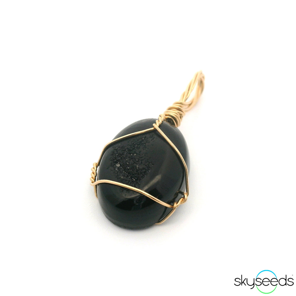 Druzy Onyx Agate Pendant