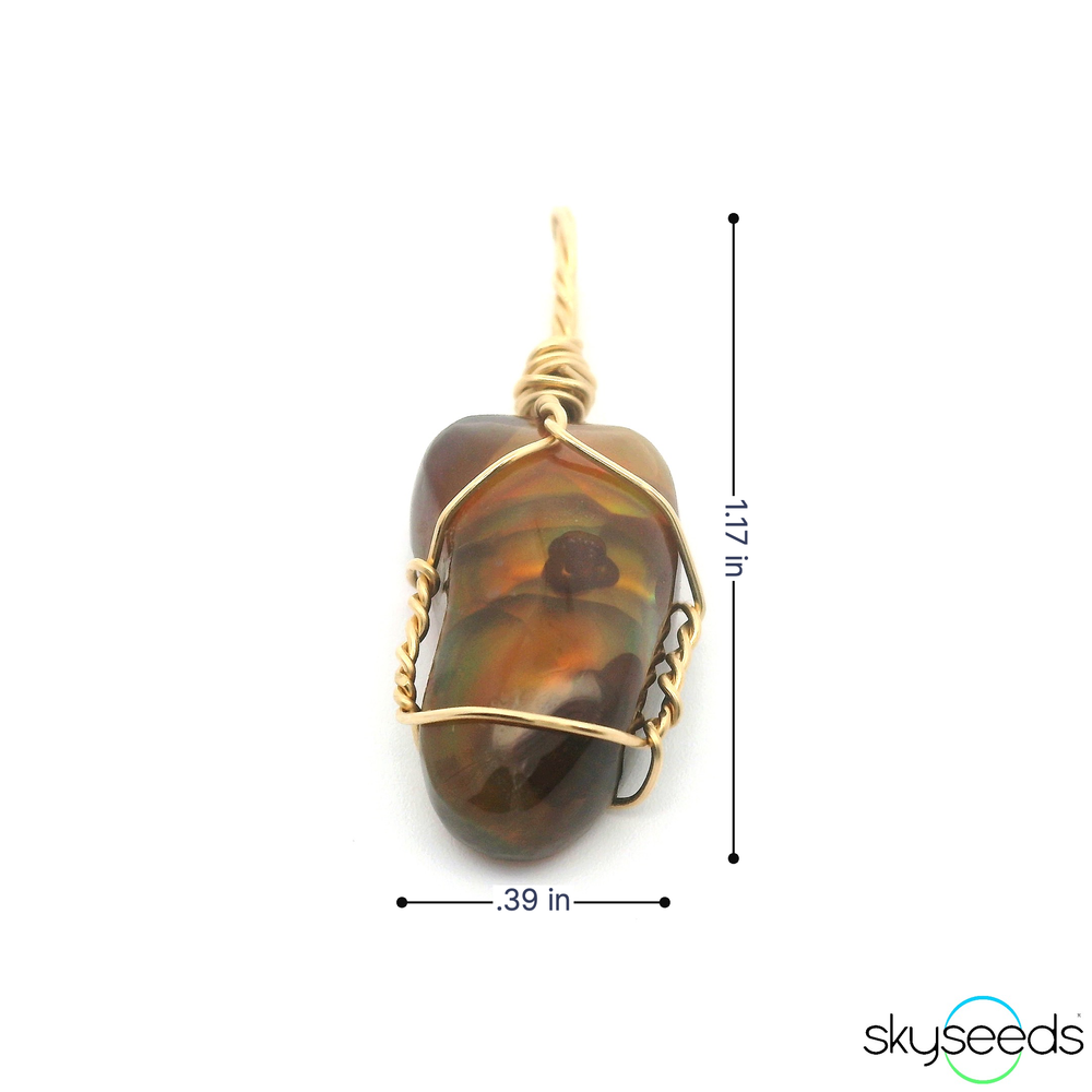 
                  
                    Mexican Fire Agate Pendant
                  
                