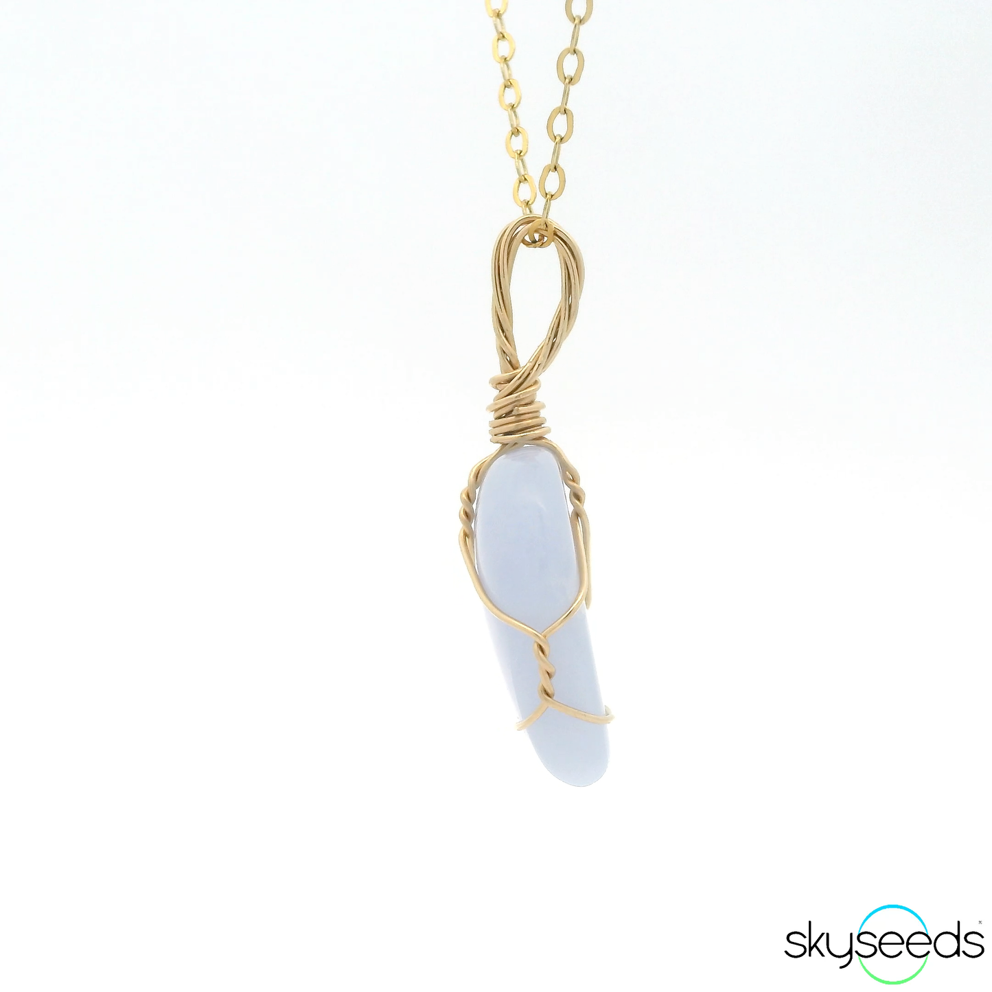 
                  
                    Blue Lace Agate Pendant
                  
                