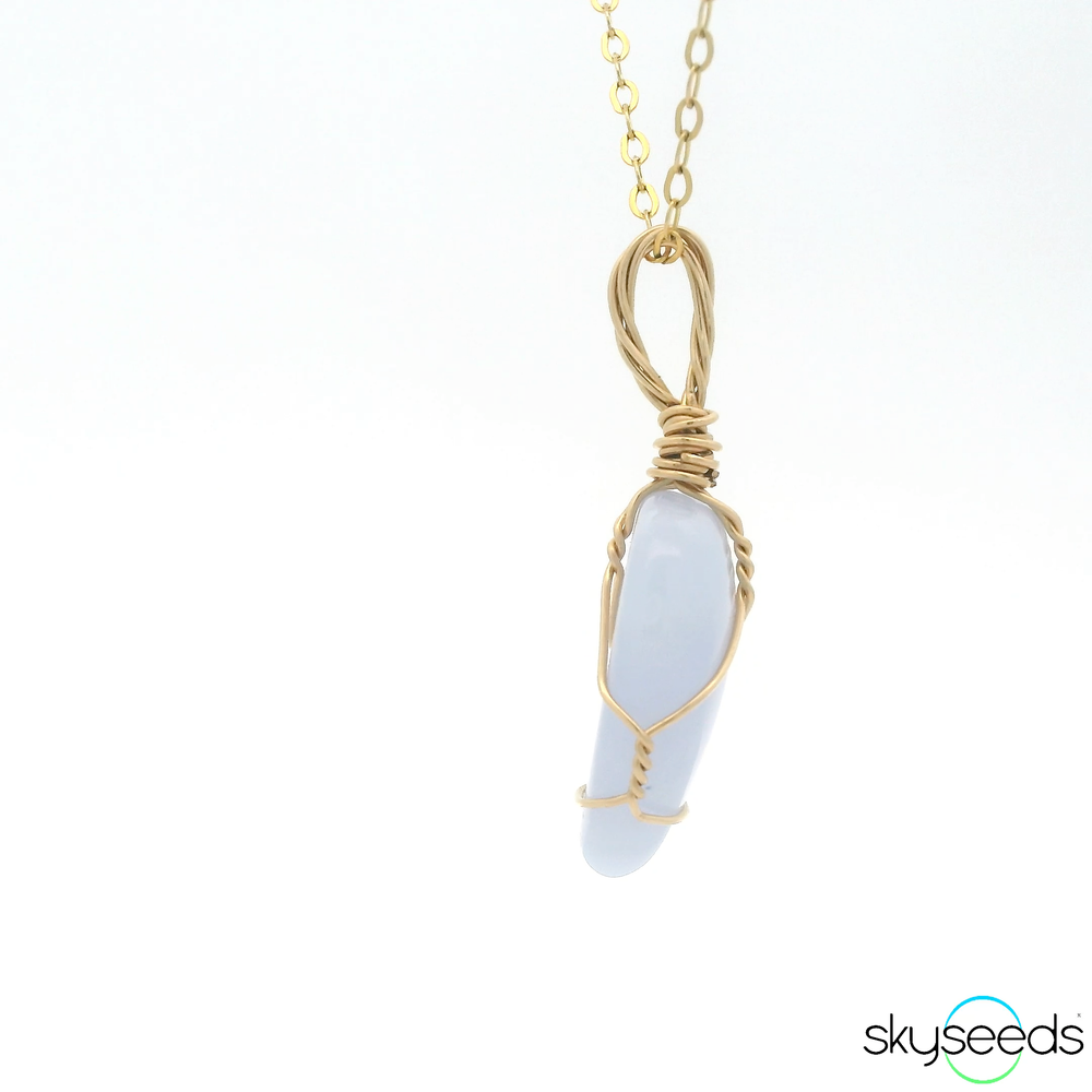 
                  
                    Blue Lace Agate Pendant
                  
                