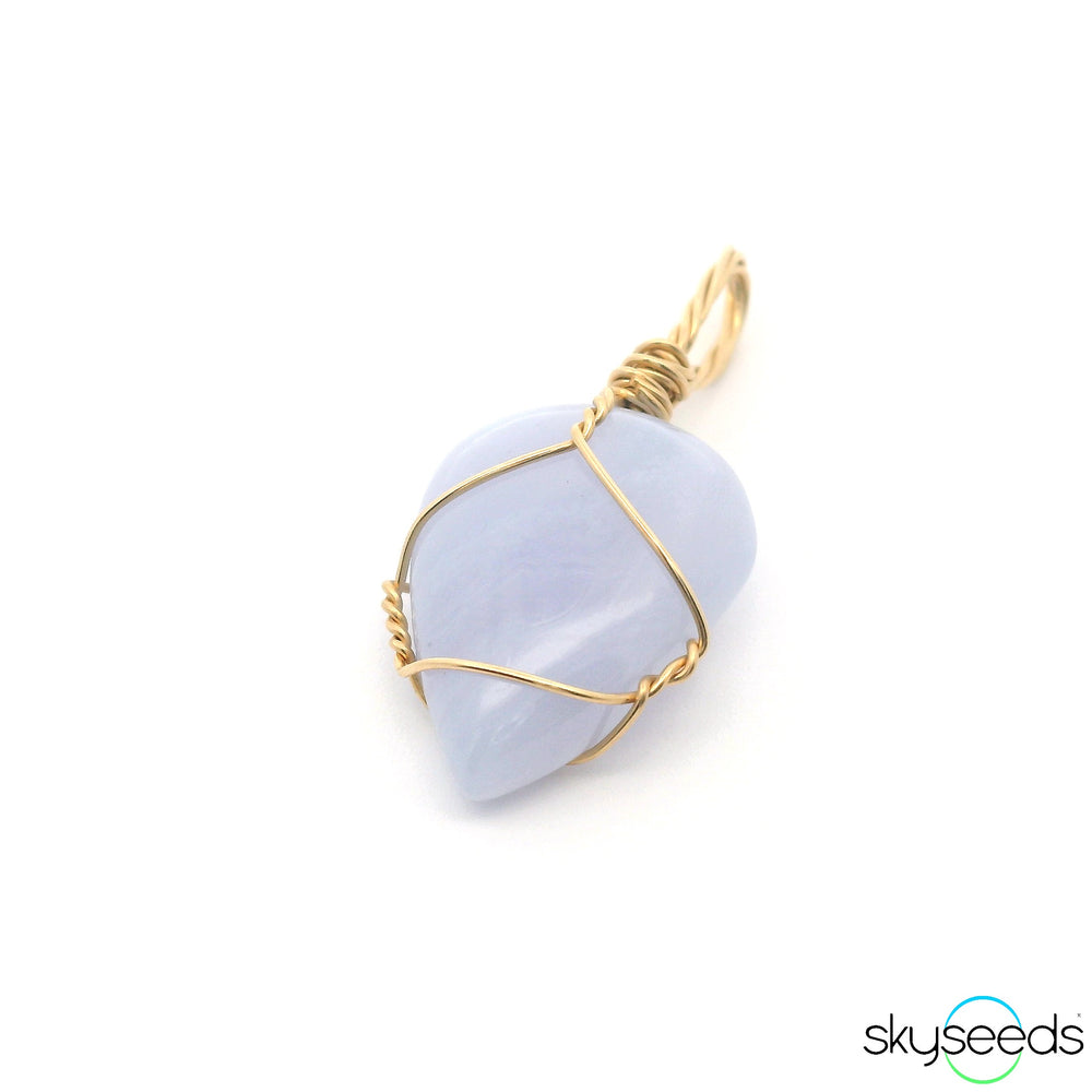 Blue Lace Agate Pendant