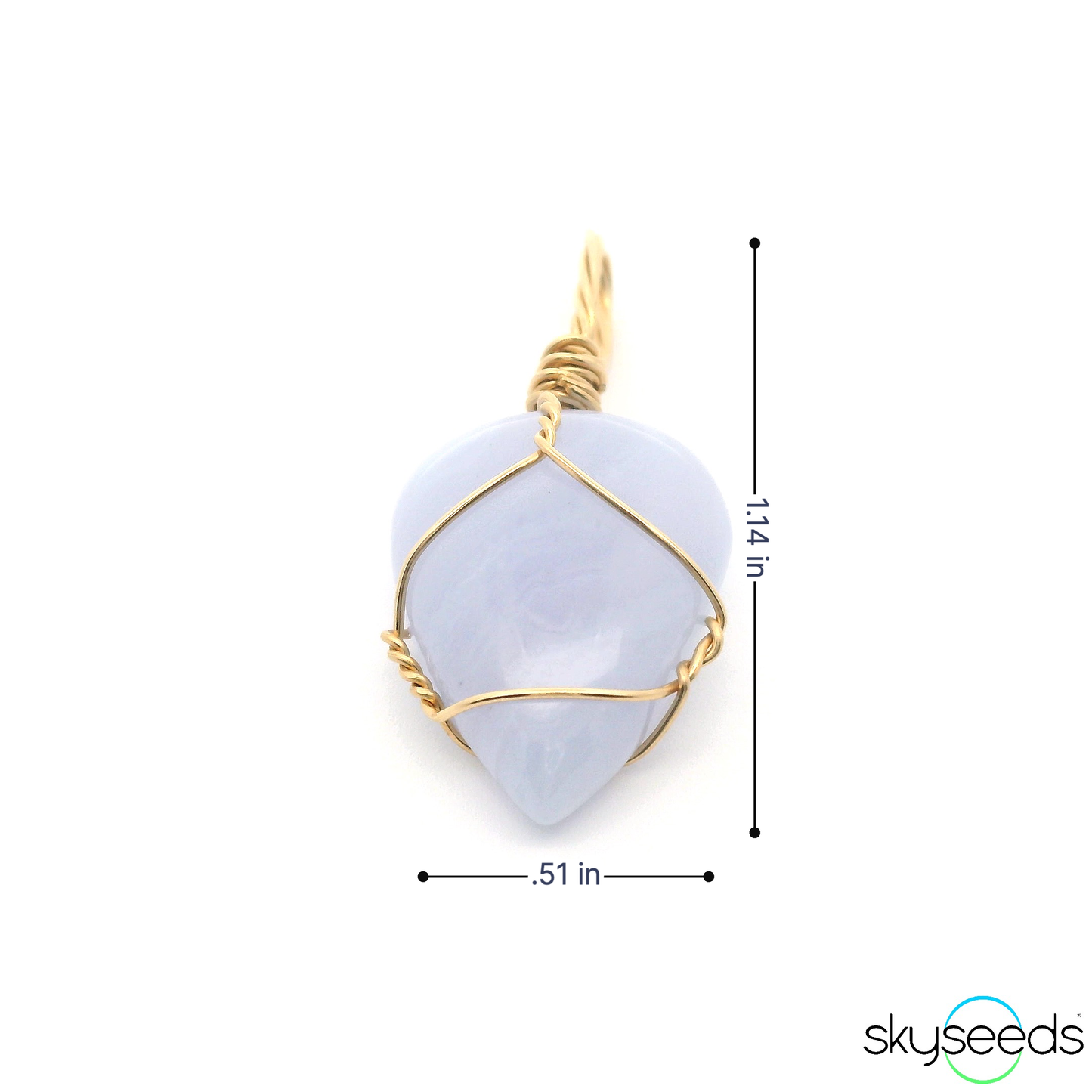 
                  
                    Blue Lace Agate Pendant
                  
                