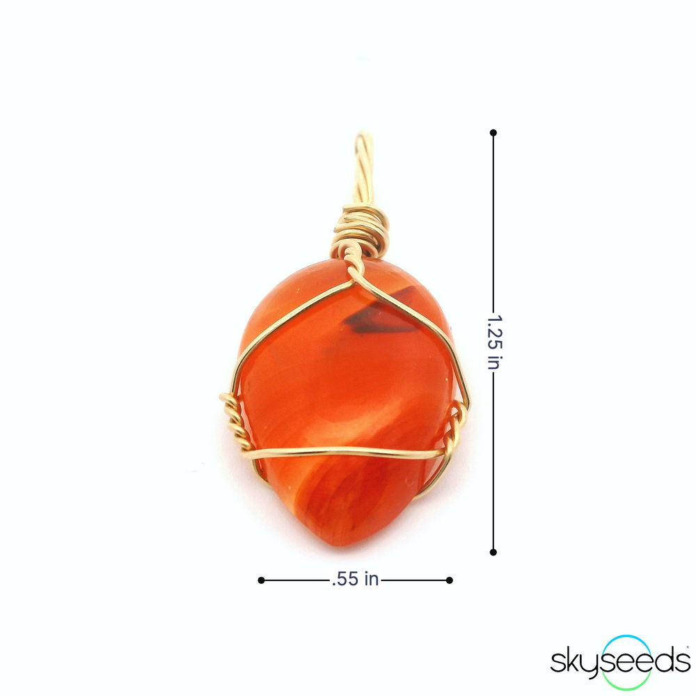 
                  
                    Carnelian - 14kt Gold Filled Pendant
                  
                