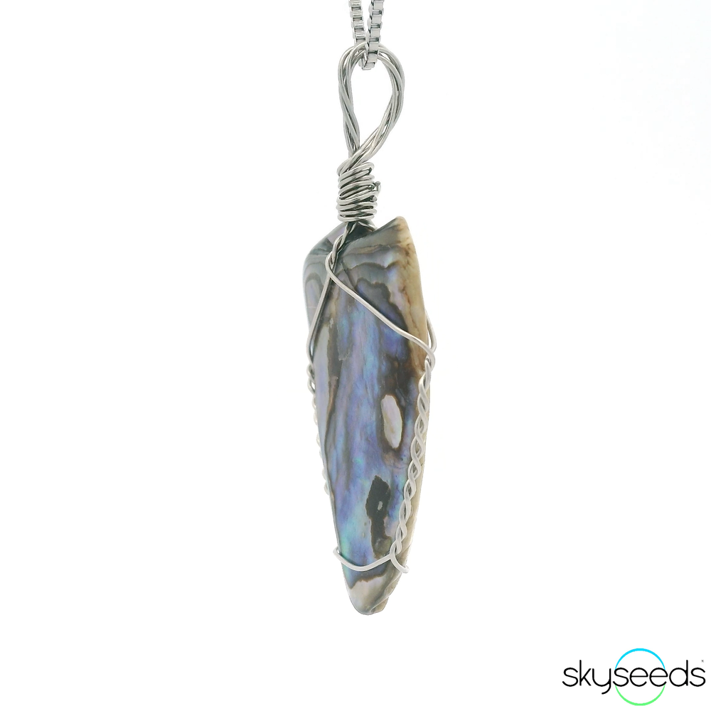 
                  
                    Abalone Shell - Stainless Steel Pendant
                  
                