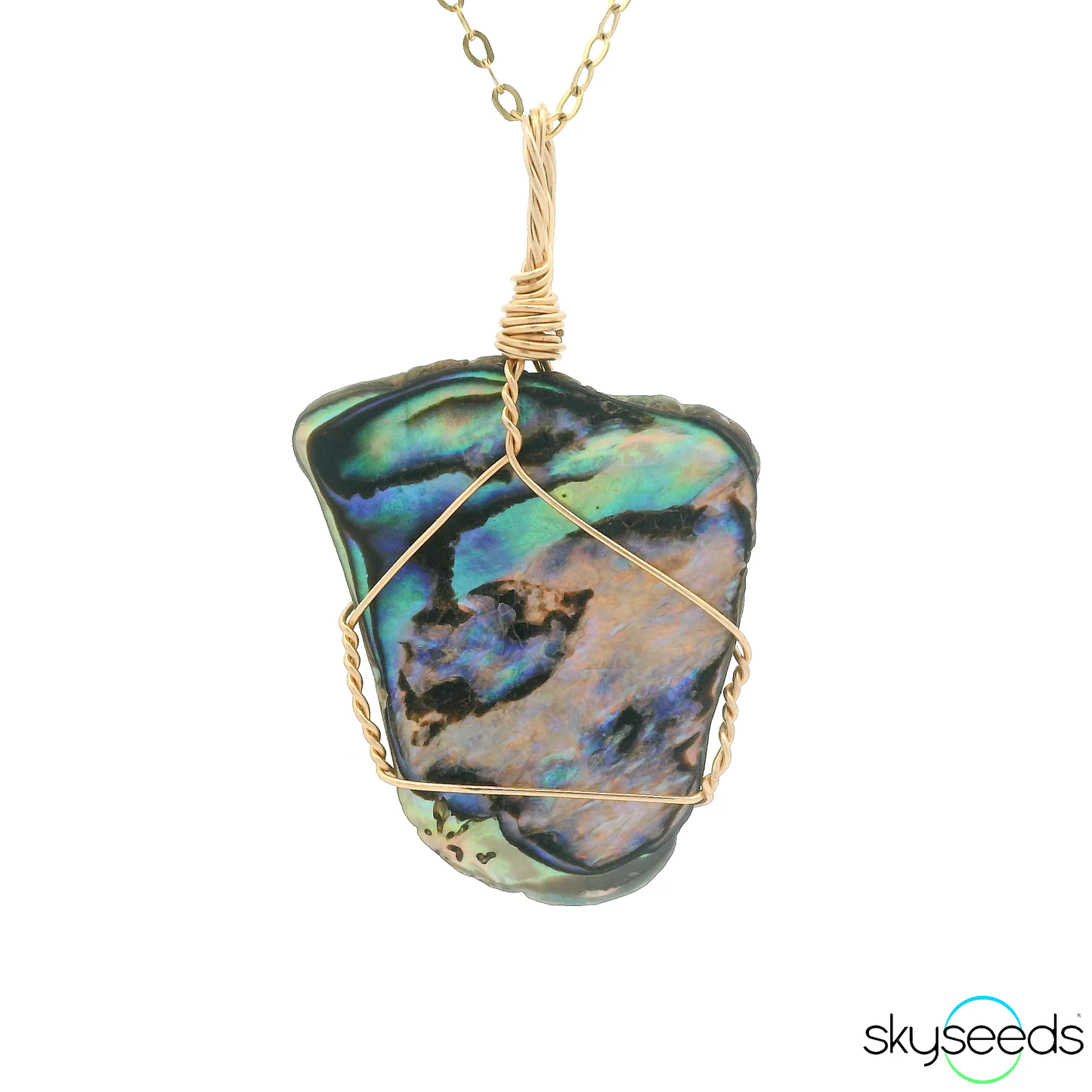
                  
                    Abalone Shell - 14kt Gold Filled Pendant
                  
                