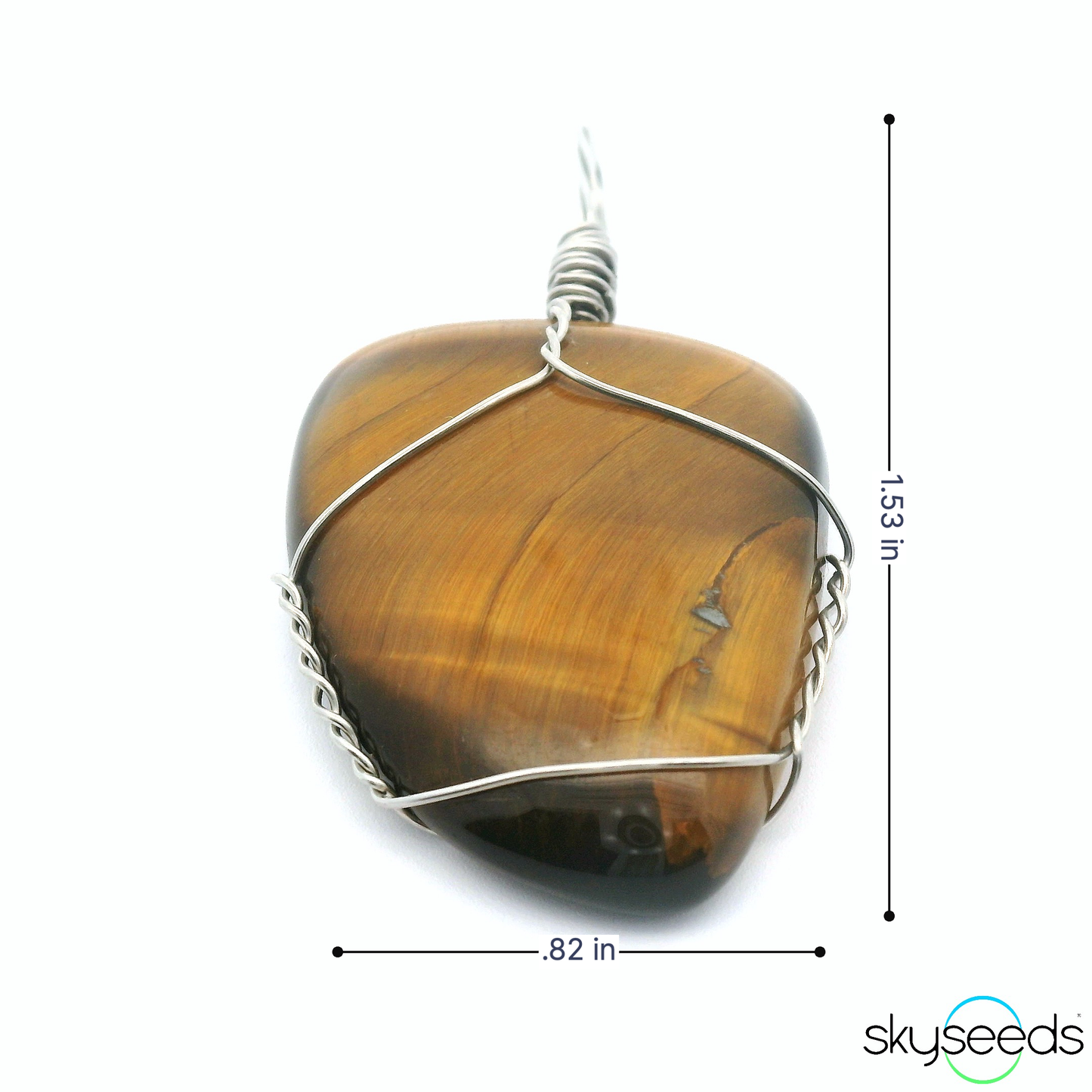
                  
                    Golden Tiger Eye - Stainless Steel Pendant
                  
                