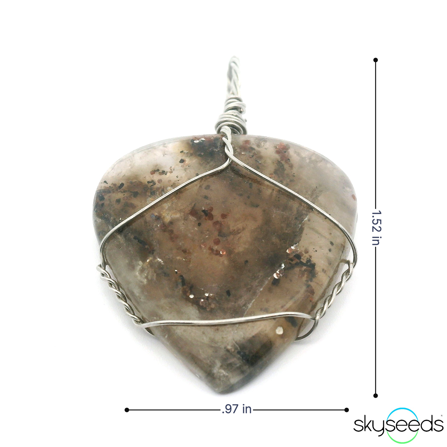 
                  
                    Lepidocrocite Quartz  - Stainless Steel Pendant
                  
                