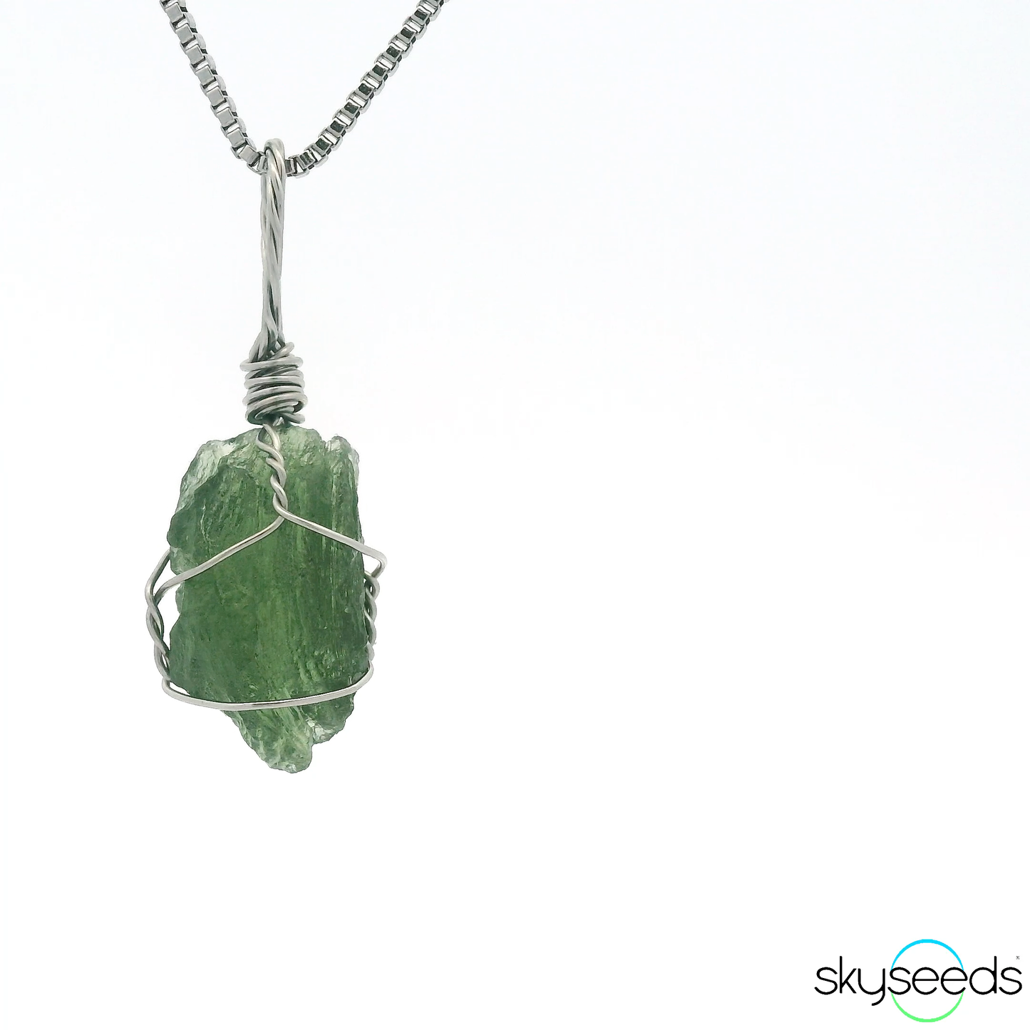 
                  
                    Moldavite  - Stainless Steel Pendant
                  
                
