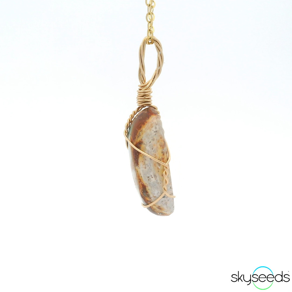 
                  
                    Mexican Fire Opal - 14kt Gold Filled Pendant
                  
                