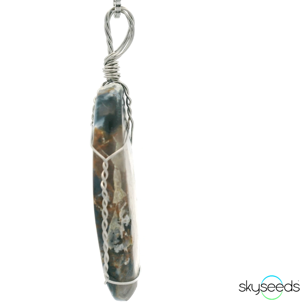 
                  
                    Pietersite  - Stainless Steel Pendant
                  
                