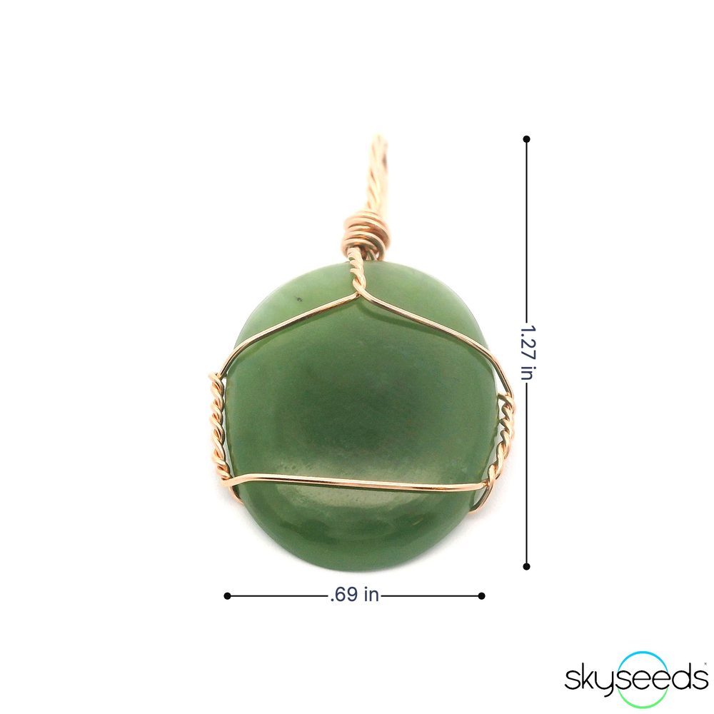 
                  
                    Jade - 14kt Rose Gold Filled Pendant
                  
                