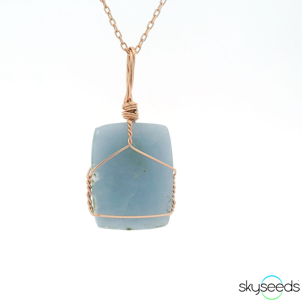 
                  
                    Angelite - 14kt Rose Gold Filled Pendant
                  
                